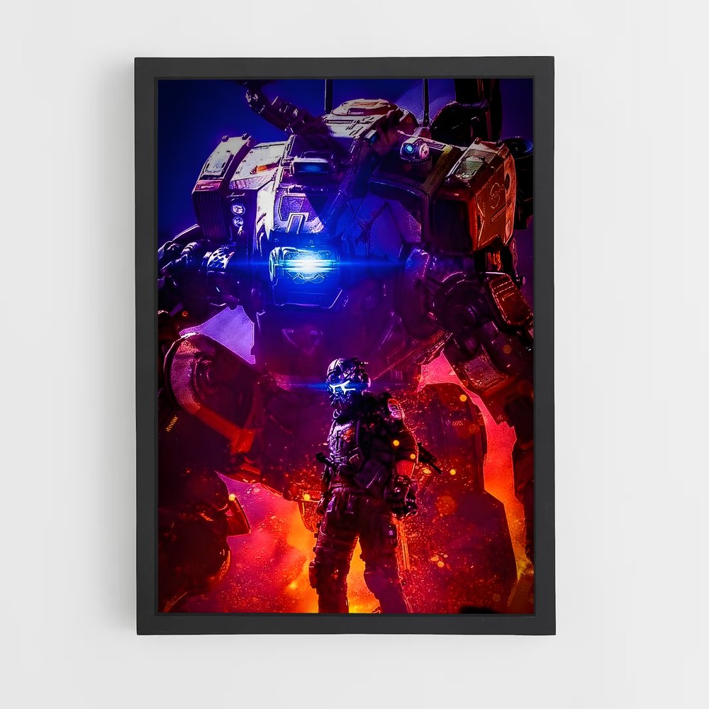 Poster Transformers : L'Alliance des Héros – affiche Titanfall (vue 2)